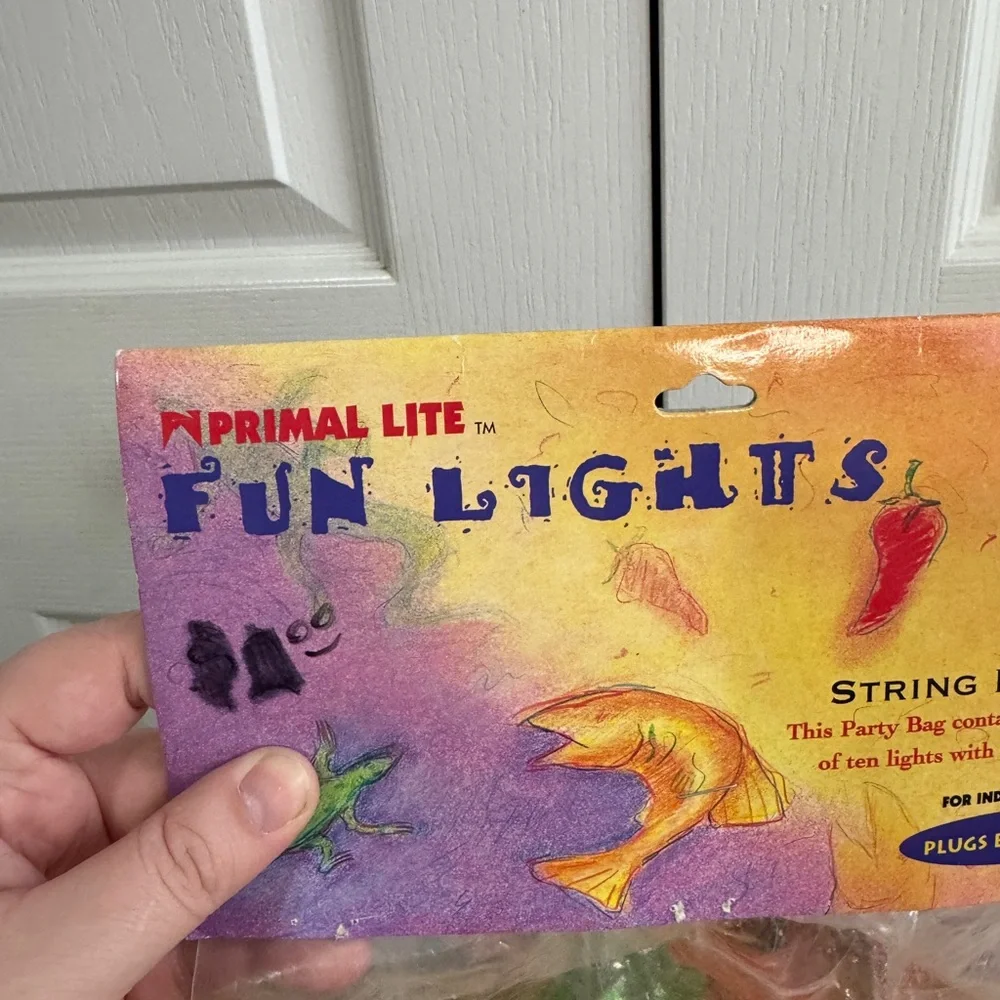 Primal Lite fun lights palm‎ trees flamingo string light set